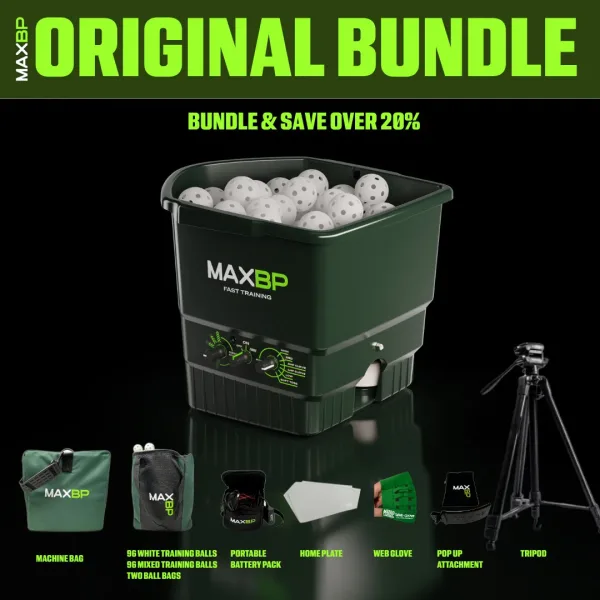 MaxBP Original Pitching Machine Bundle - New